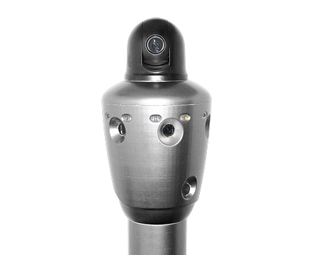 Видеокамеры для наблюдения установленные на охранном роботе